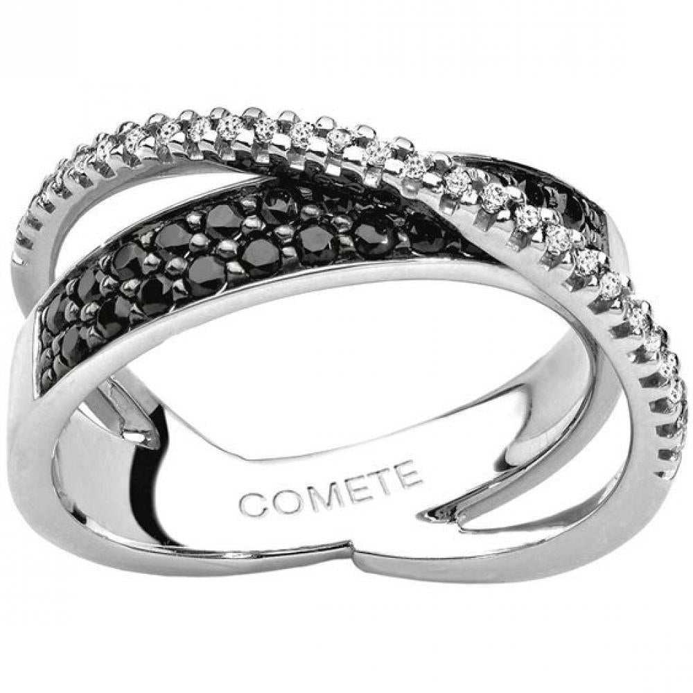 Anello in oro 18 kt con diamanti -Comete