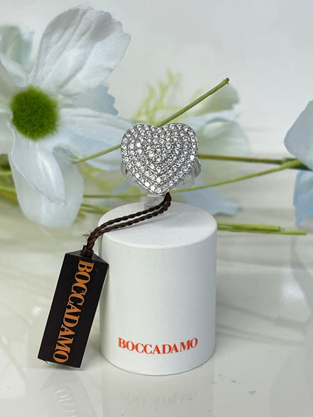 anello in argento Swarovski Boccadamo