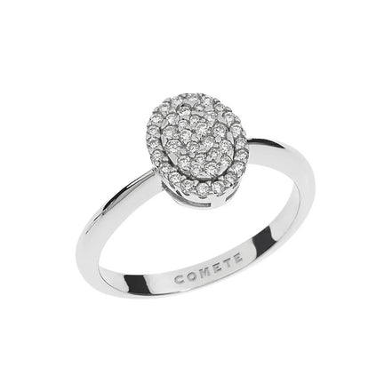 Anello in oro 18 kt con diamanti -Comete