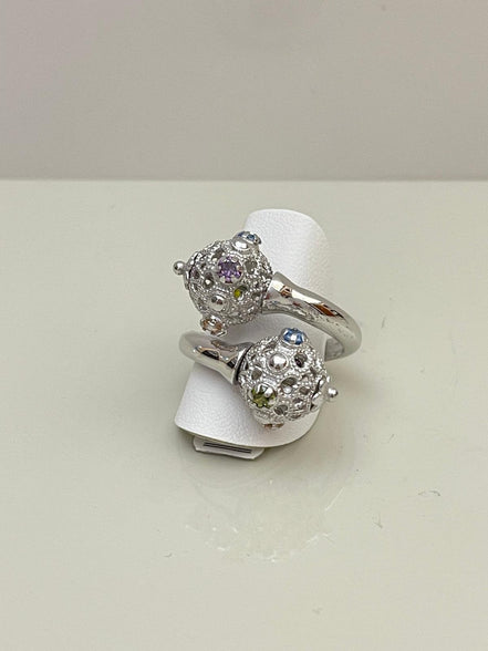 anello in argento lavorazione artigianale Michele Affidato