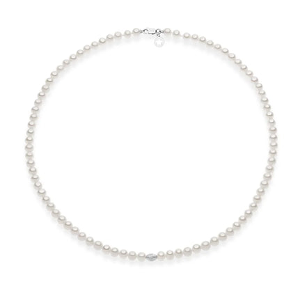 Collana oro con perle