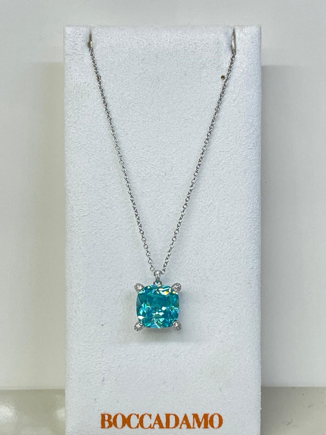 collana in argento con Swarovski Boccadamo