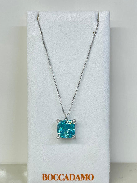 collana in argento con Swarovski Boccadamo