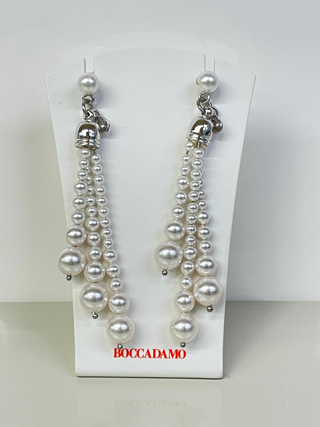 Orecchini con perle Swarovski argento Boccadamo