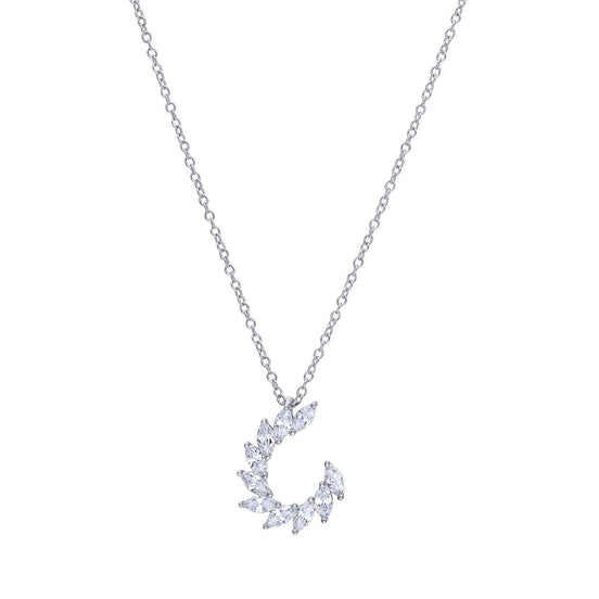 Collana Comete Argento con zirconi