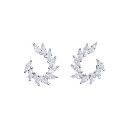 Orecchini In Argento Comete con zirconi