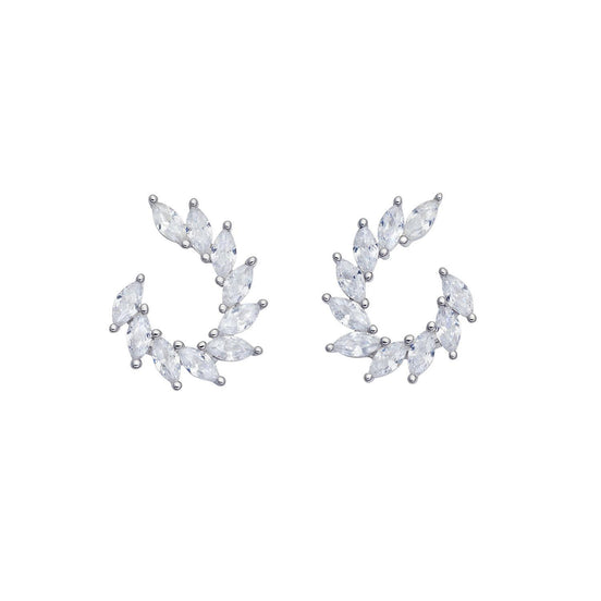 Orecchini In Argento Comete con zirconi