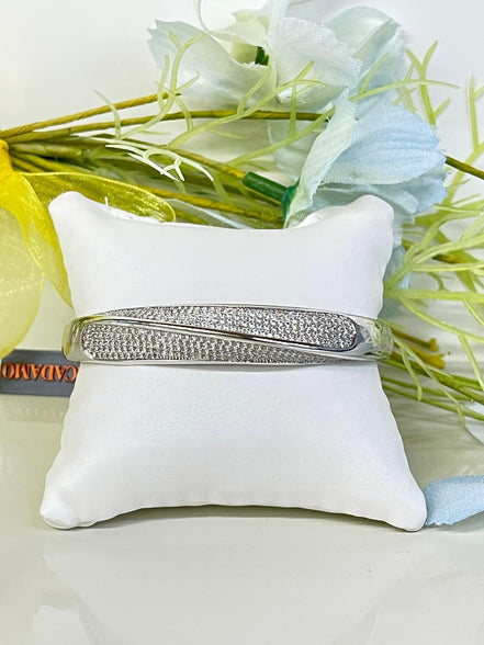 bracciale rigido con Swarovski Boccadamo