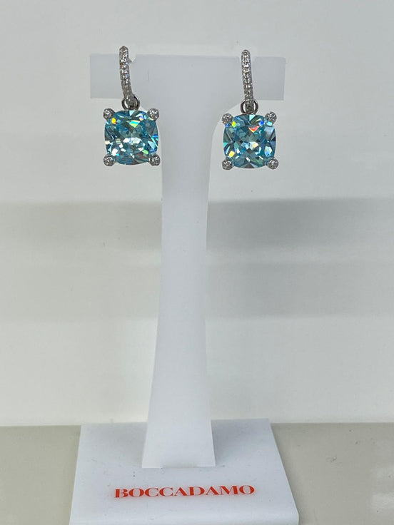 orecchini in argento con Swarovski Boccadamo