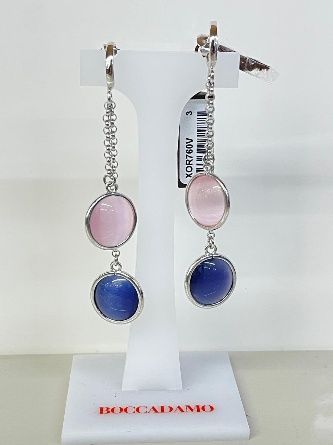 Orecchini in acciaio Boccadamo