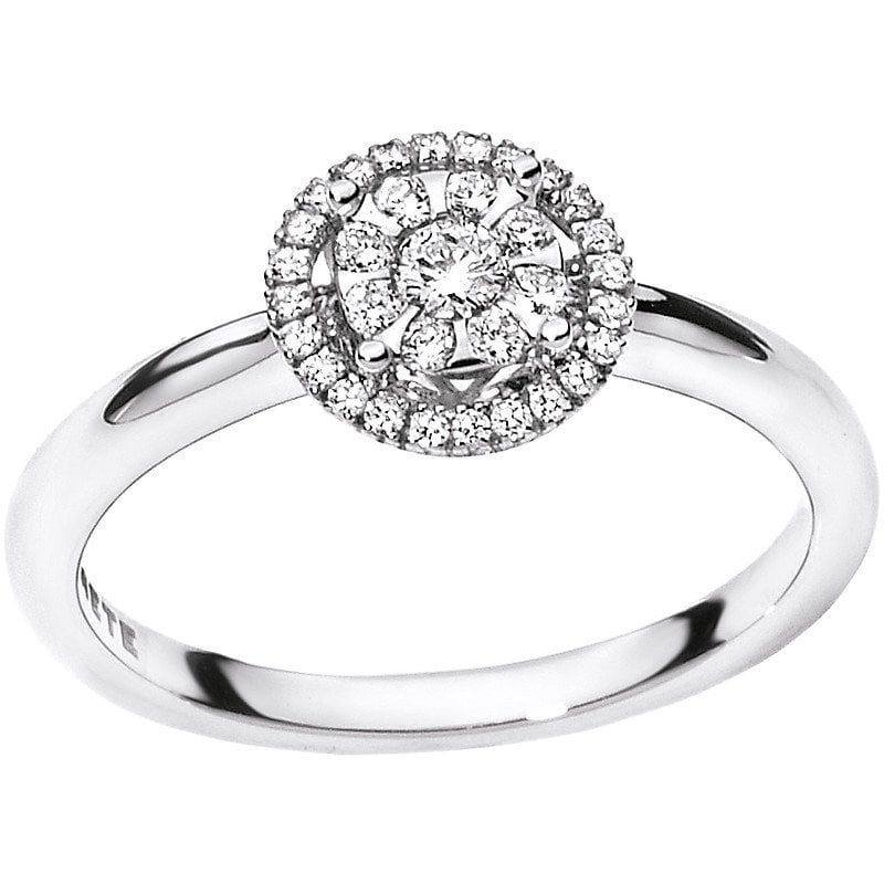 Anello in oro 18 kt con diamanti -Comete