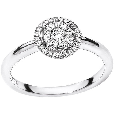 Anello in oro 18 kt con diamanti -Comete