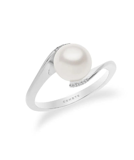 Anello in oro con perle