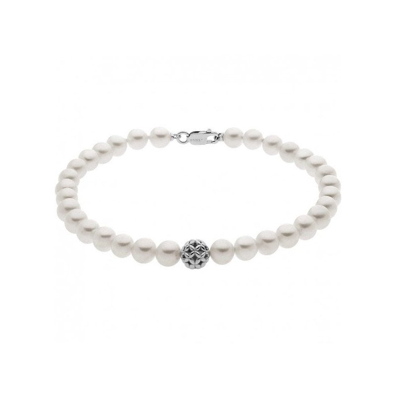 Bracciale in oro 18kt con perle-Comete