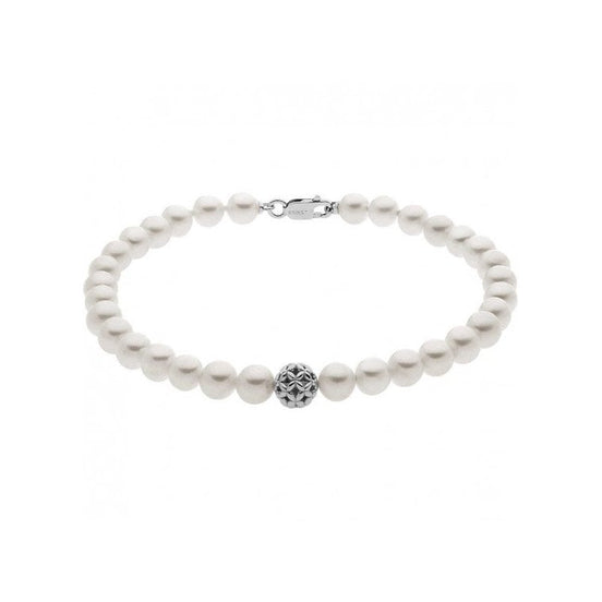 Bracciale in oro 18kt con perle-Comete