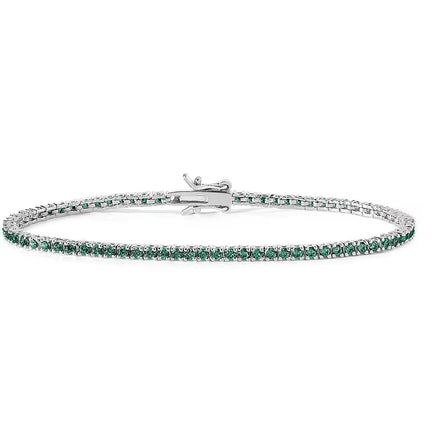 Bracciale tennis argento Comete