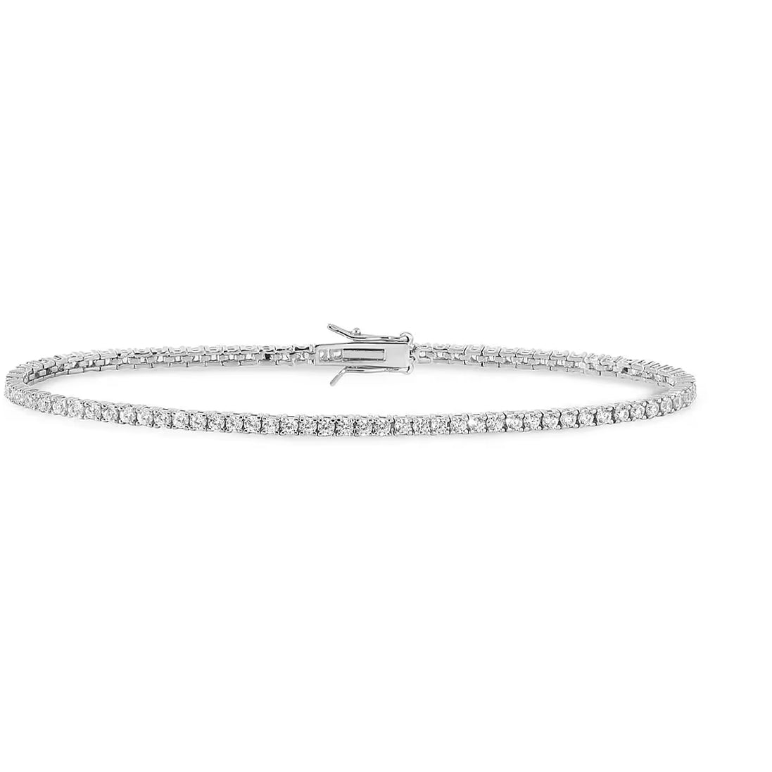 Bracciale tennis argento Comete
