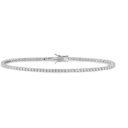 Bracciale tennis argento Comete