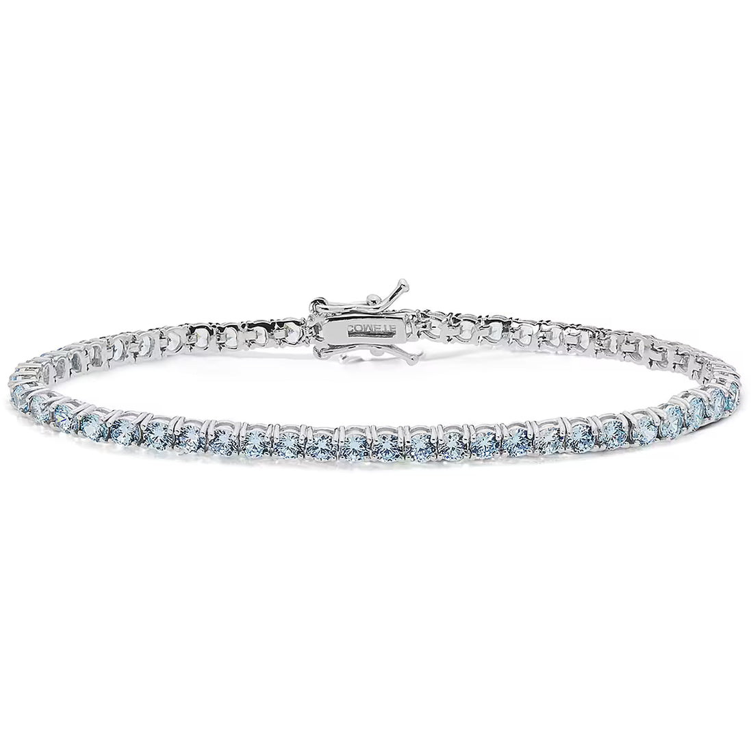 Bracciale tennis argento Comete