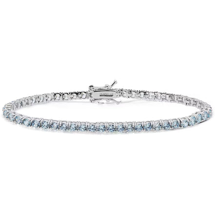 Bracciale tennis argento Comete