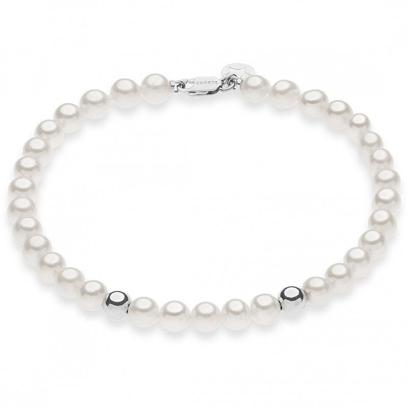 Bracciale in oro 18kt con perle-Comete