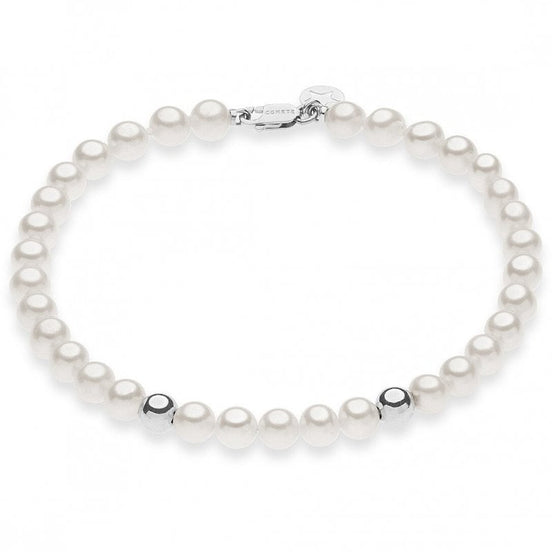 Bracciale in oro 18kt con perle-Comete