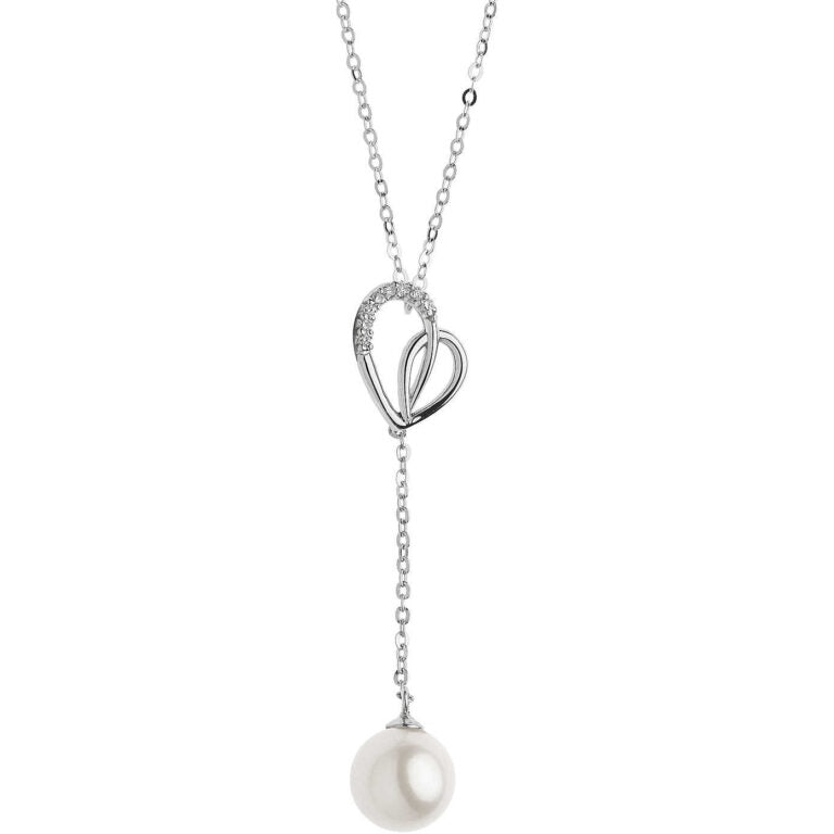 Collana in oro con perle e diamanti