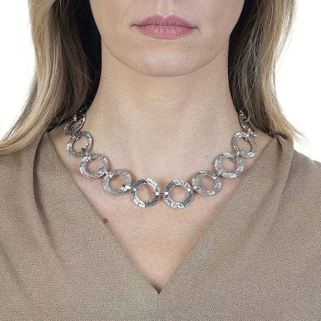 Collana in acciaio