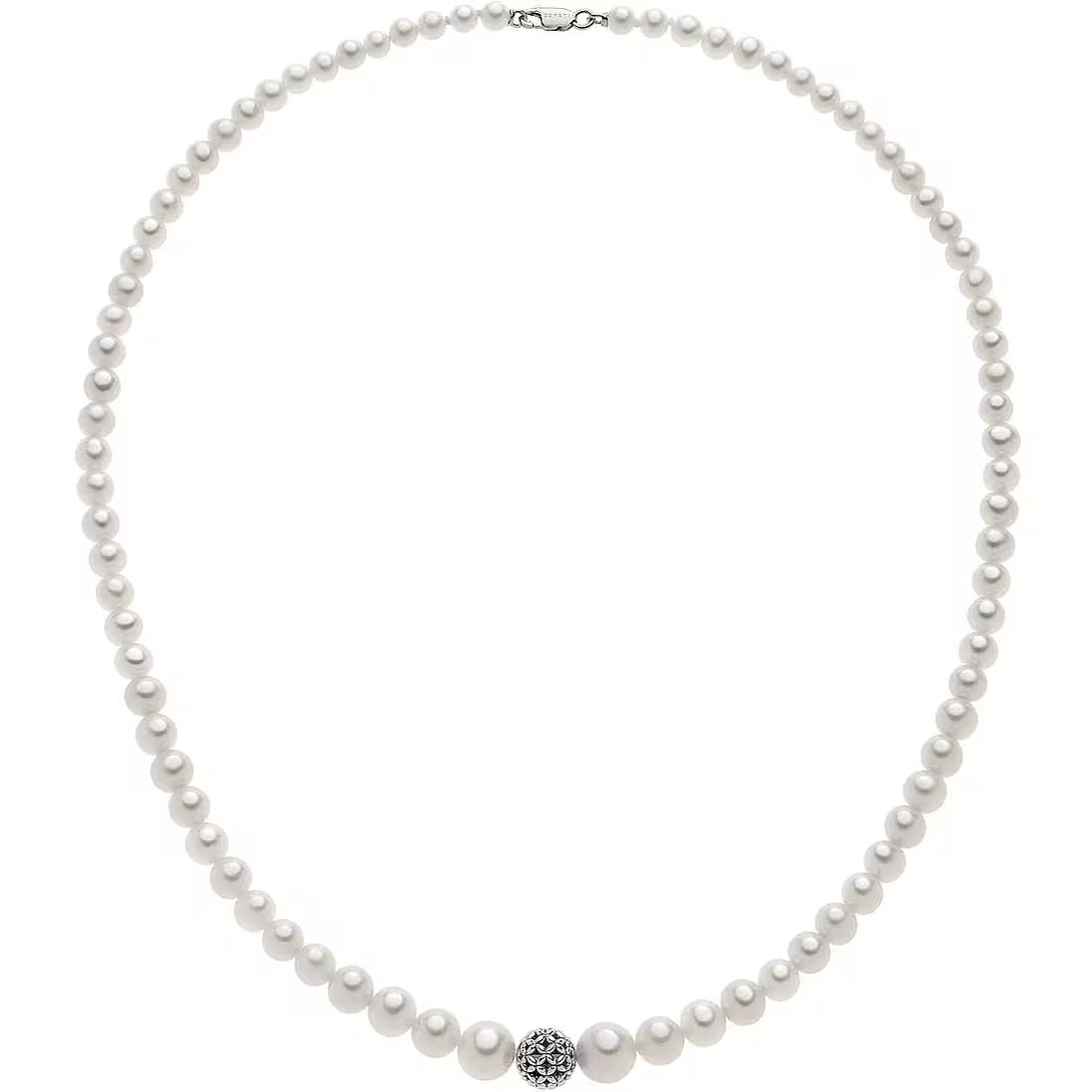 Collana oro con perle