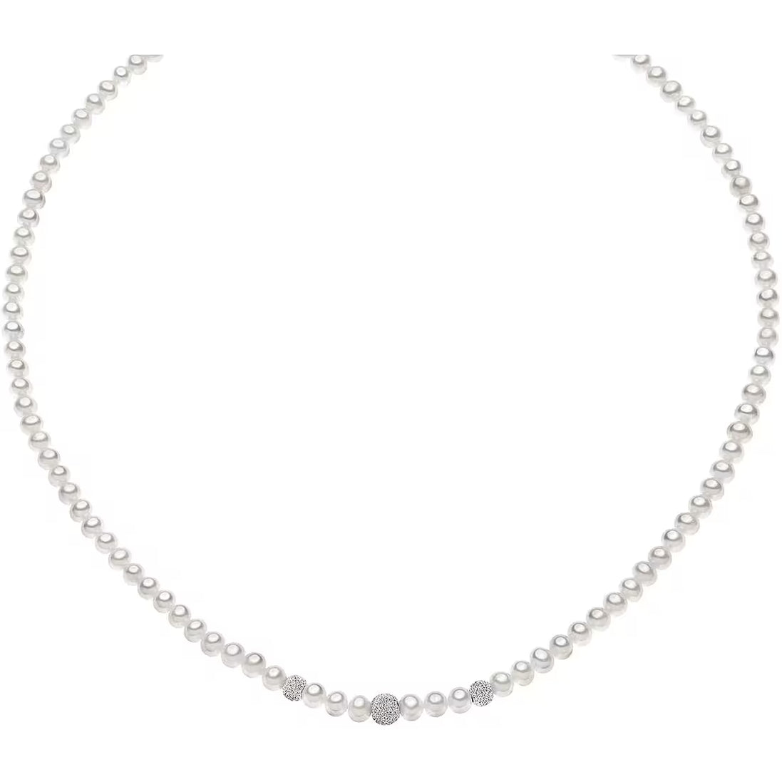 Collana oro con perle