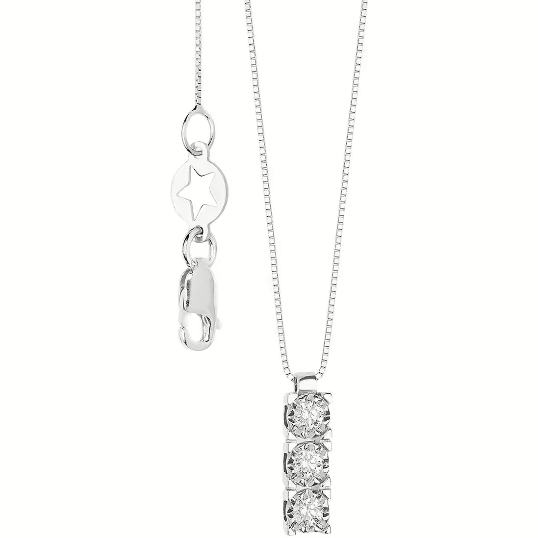 Collana in oro con diamanti