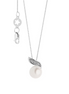 Collana in oro con perle e diamanti