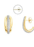 Orecchini in ottone