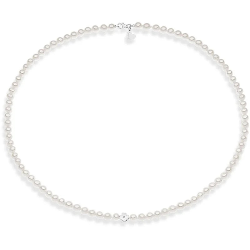 Collana oro con perle