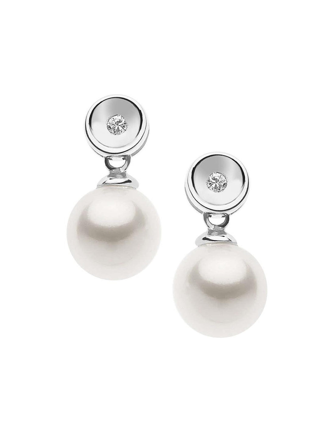 Orecchini in oro con perle