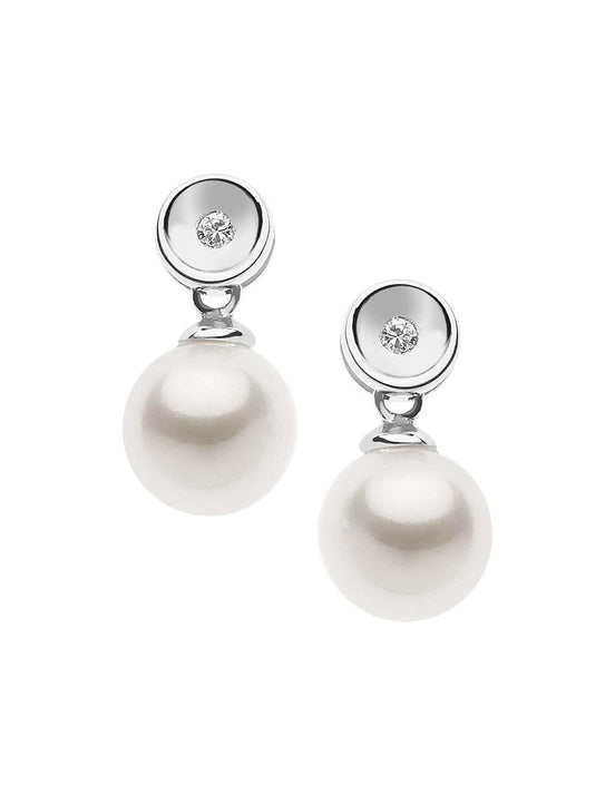 Orecchini in oro con perle