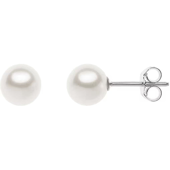 Orecchini perle in oro 18kt Comete diam 6/6.5