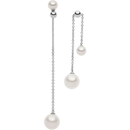 Orecchini in oro con perle