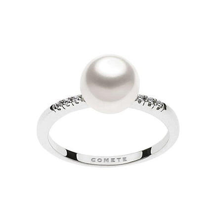 Anello in oro con perle