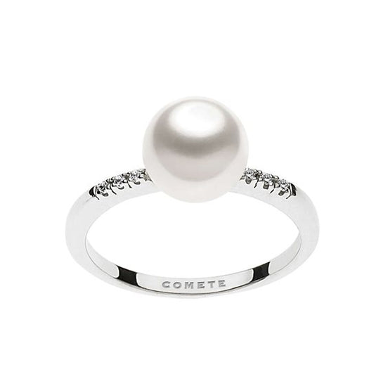 Anello in oro con perle