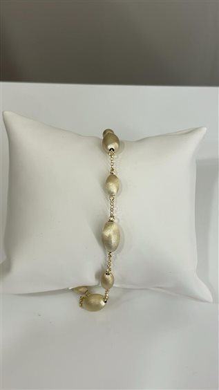 Bracciale argento placcata in oro Sovrani