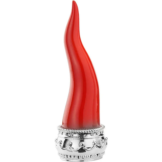 Corno portafortuna rosso Sovrani h.15cm